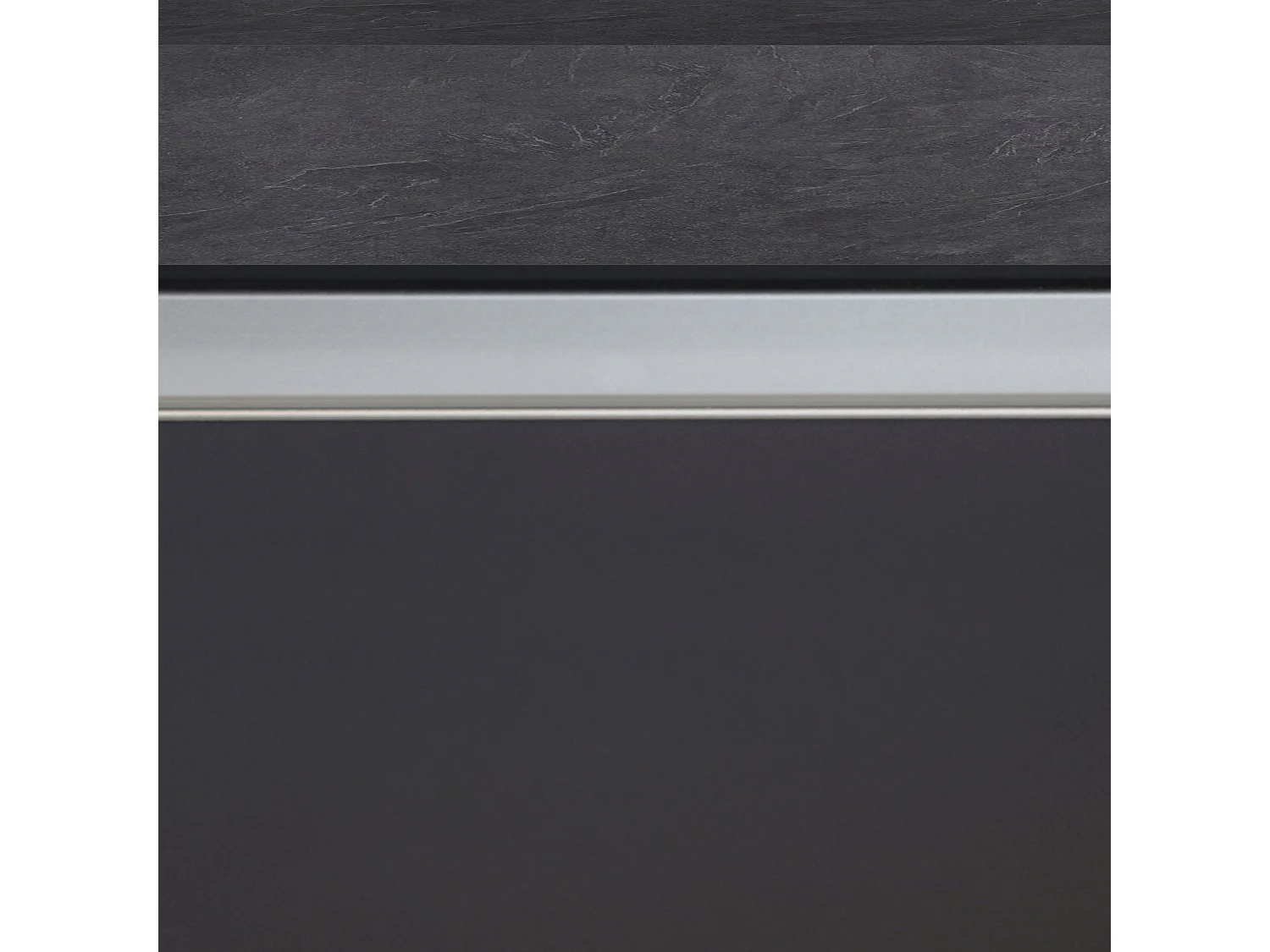 Isola da cucina Sole a 4 ante e 4 cassetti antracite opaco/report 200x90x90 cm
