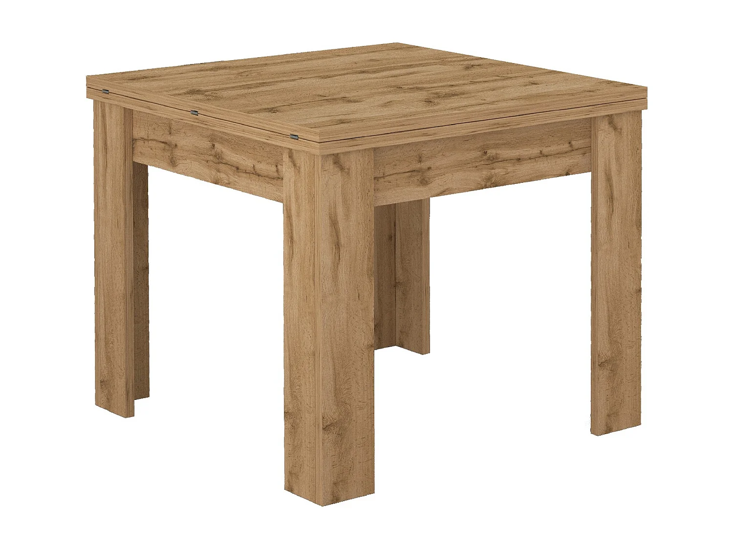 Tavolo allungabile Jesi ideale per 6-8 persone colore rovere 90/180x90x75 cm