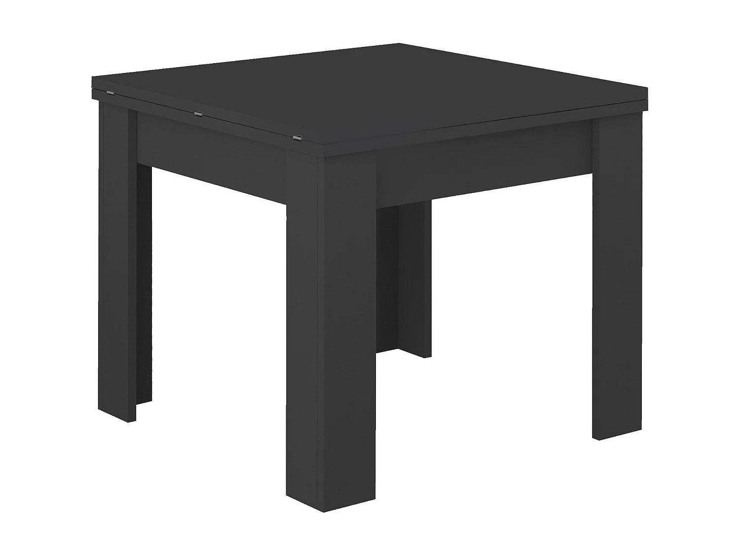 Tavolo allungabile Jesi ideale per 6-8 persone colore antracite opaco 90/180x90x75 cm