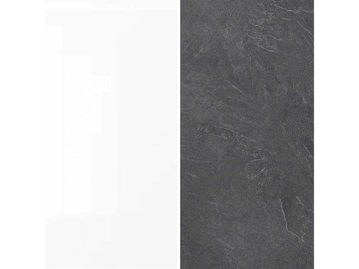 Tavolino da caffè Corona con 1 vano contenitivo bianco e report 90x60x40 cm