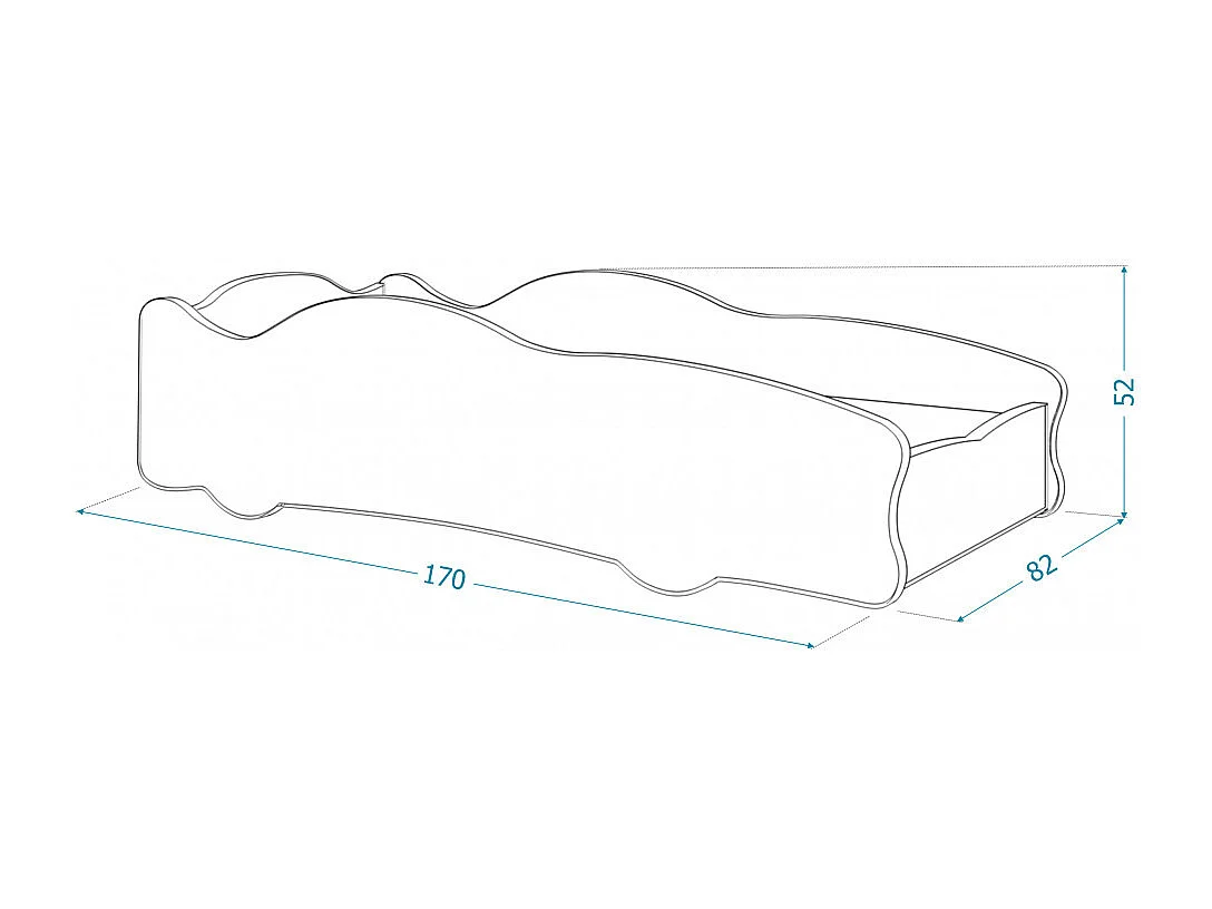 Lit voiture enfant 80 x 160 cm Pat'Patrouille - Matelas Oeko-Tex® inclus