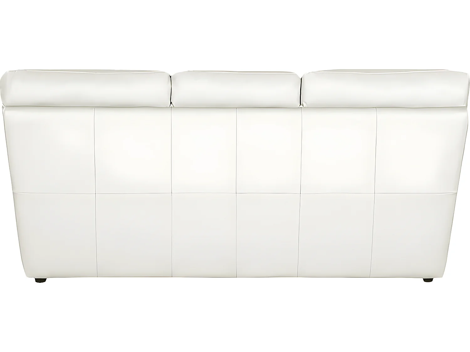 3-zitsbank van Italiaans kalfsleer OSATIS, Prestige-serie, verkrijgbaar in 8 kleuren