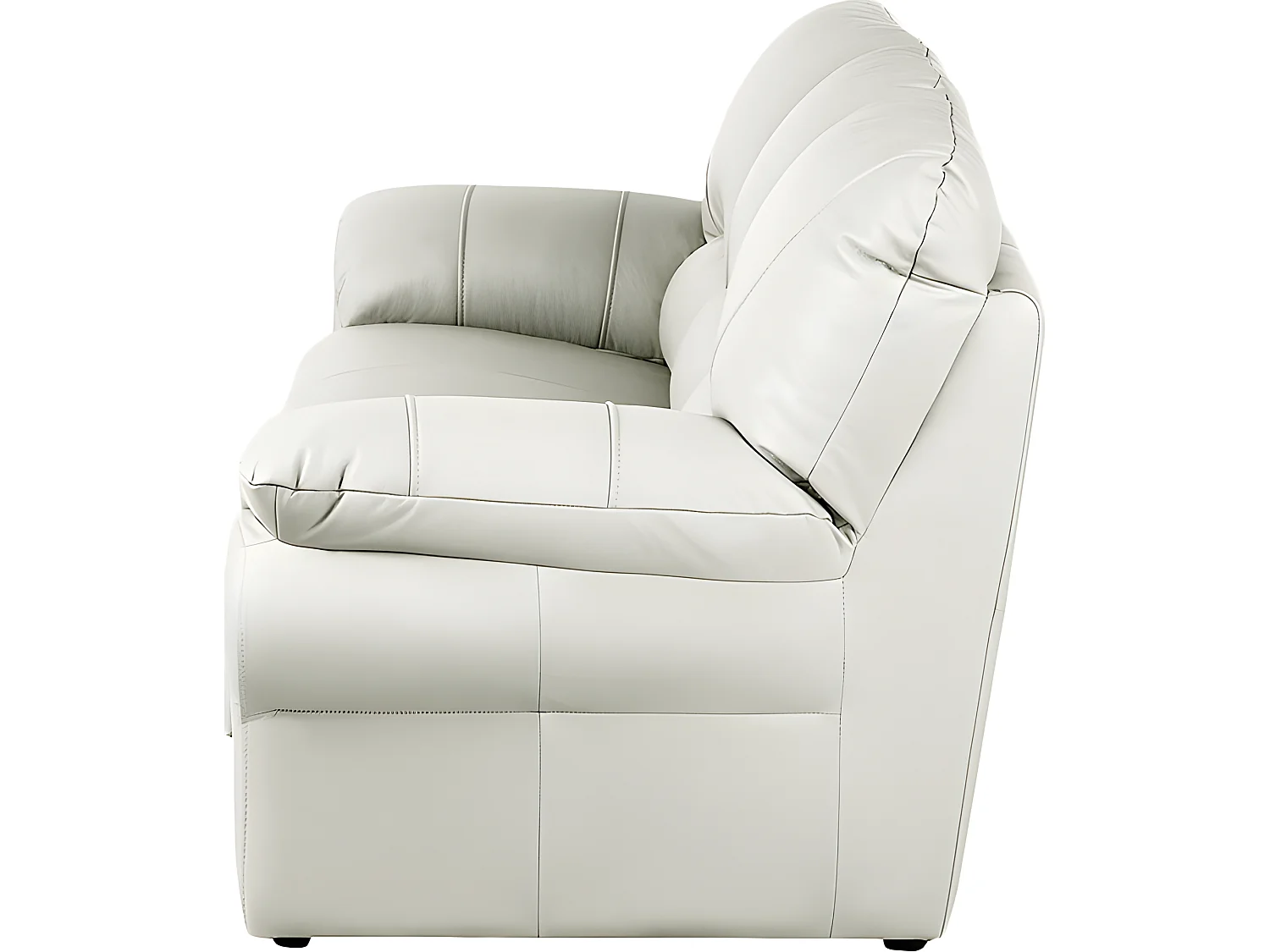 3-zitsbank van Italiaans kalfsleer OSATIS, Prestige-serie, verkrijgbaar in 8 kleuren