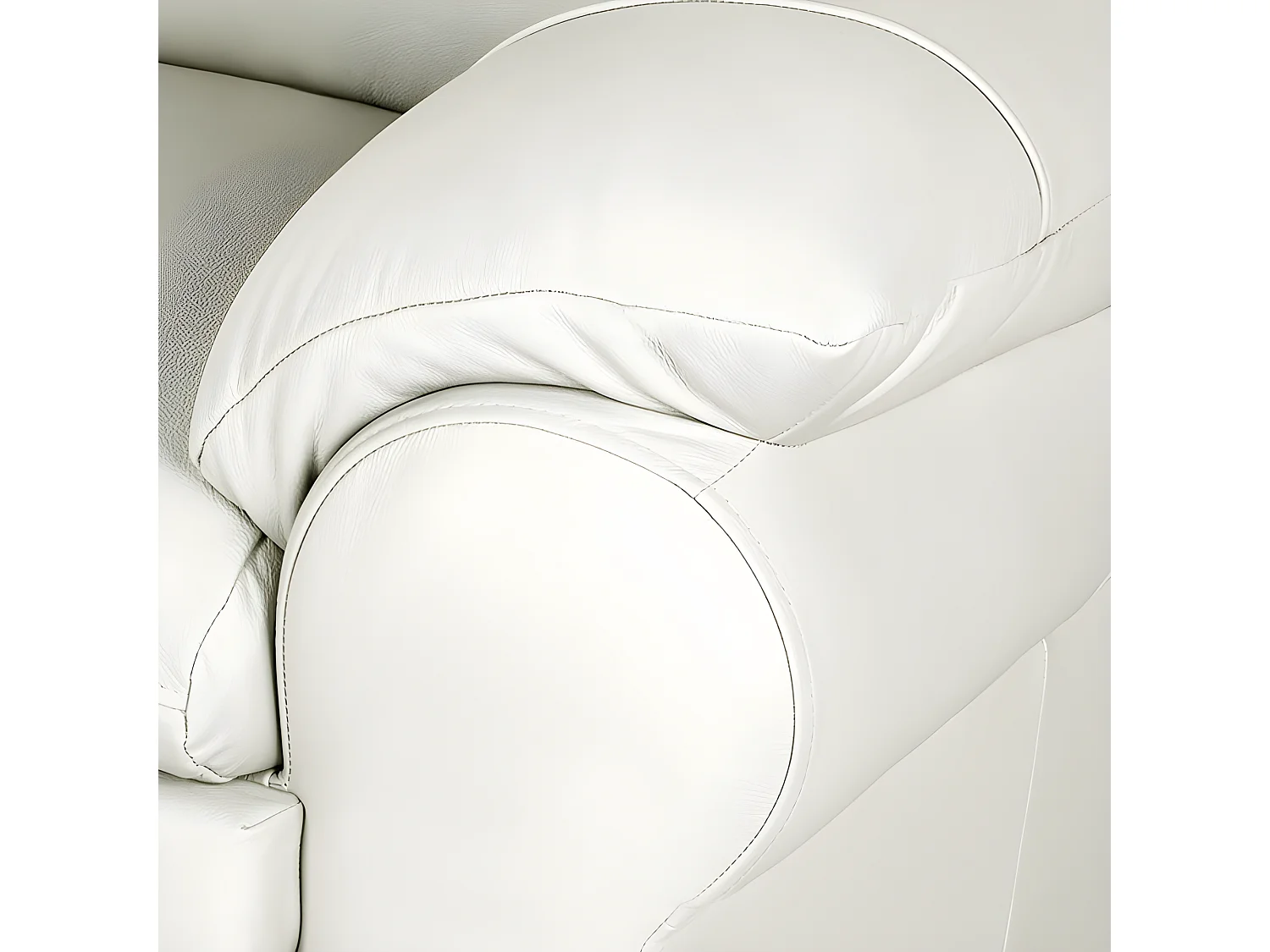 3-zitsbank van Italiaans kalfsleer OSATIS, Prestige-serie, verkrijgbaar in 8 kleuren