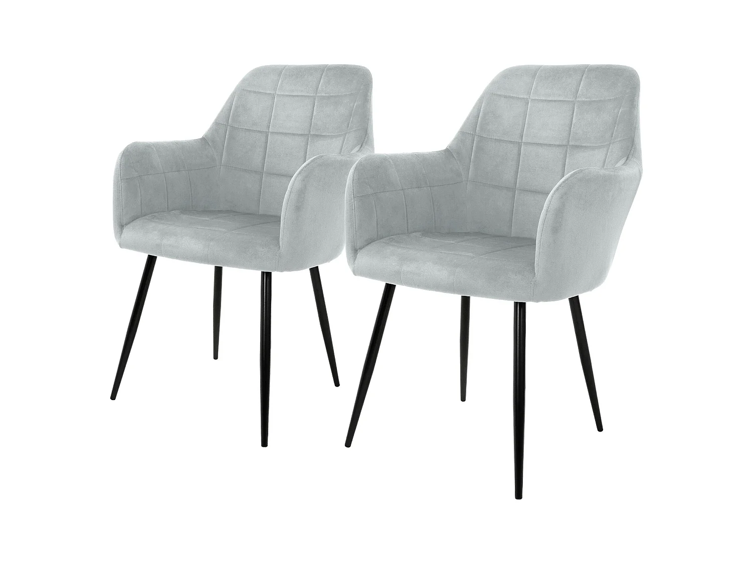 2 x sedia da pranzo sedia da ufficio con braccioli seduta ECD Germany