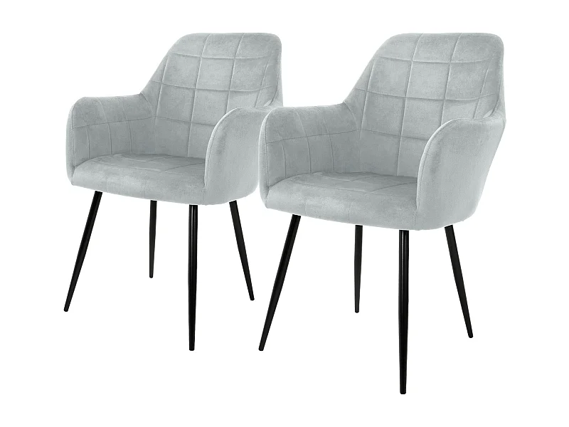 2 x sedia da pranzo sedia da ufficio con braccioli seduta ECD Germany