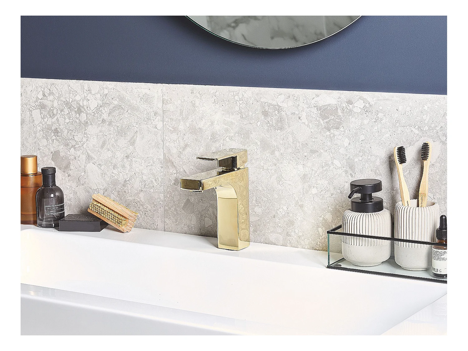 Rubinetteria per lavabo IRUPU Oro