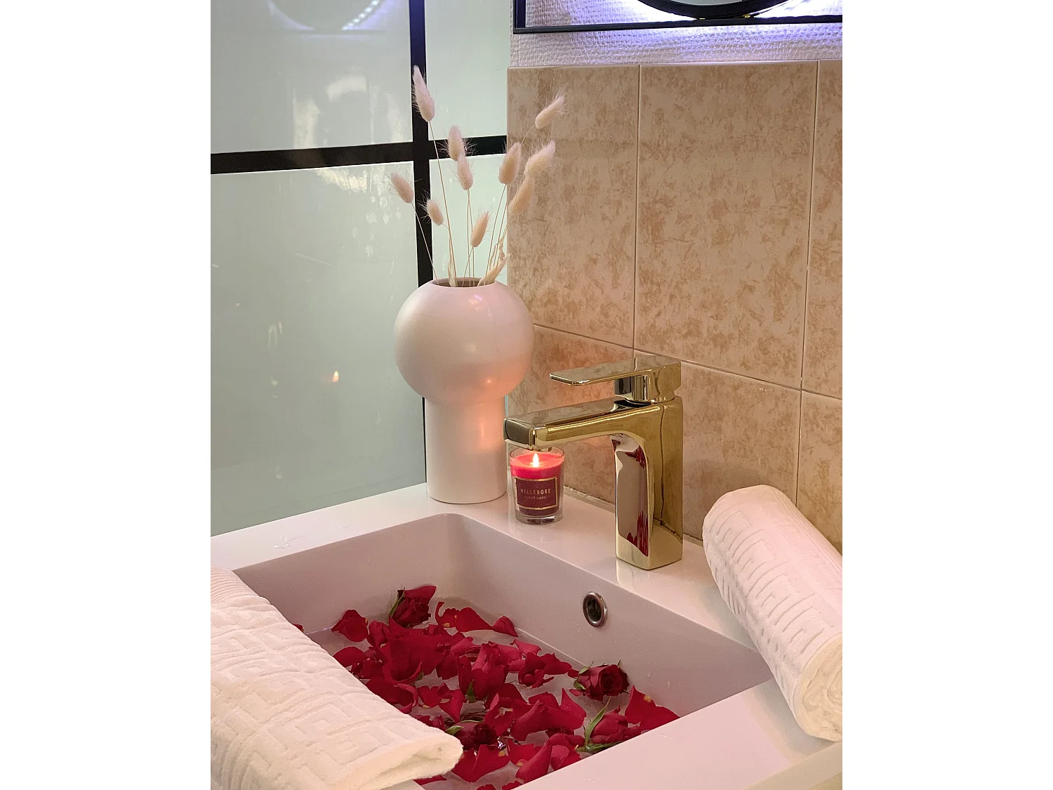 Robinet de lavabo IRUPU Doré