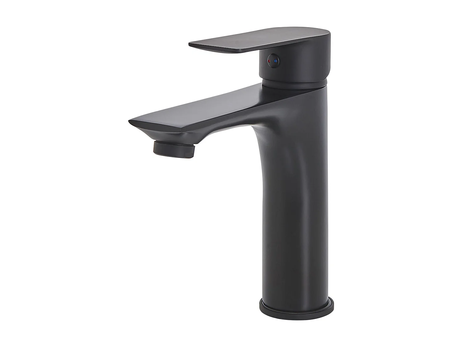 Stilvoller Wasserhahn Messing schwarz matt Berloi