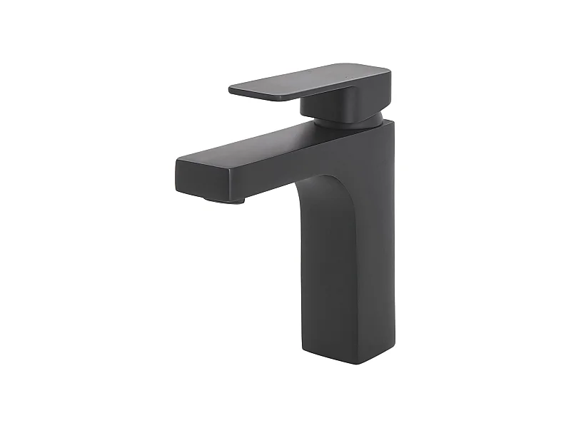 Stilvoller Wasserhahn Messing matt schwarz IRUPU