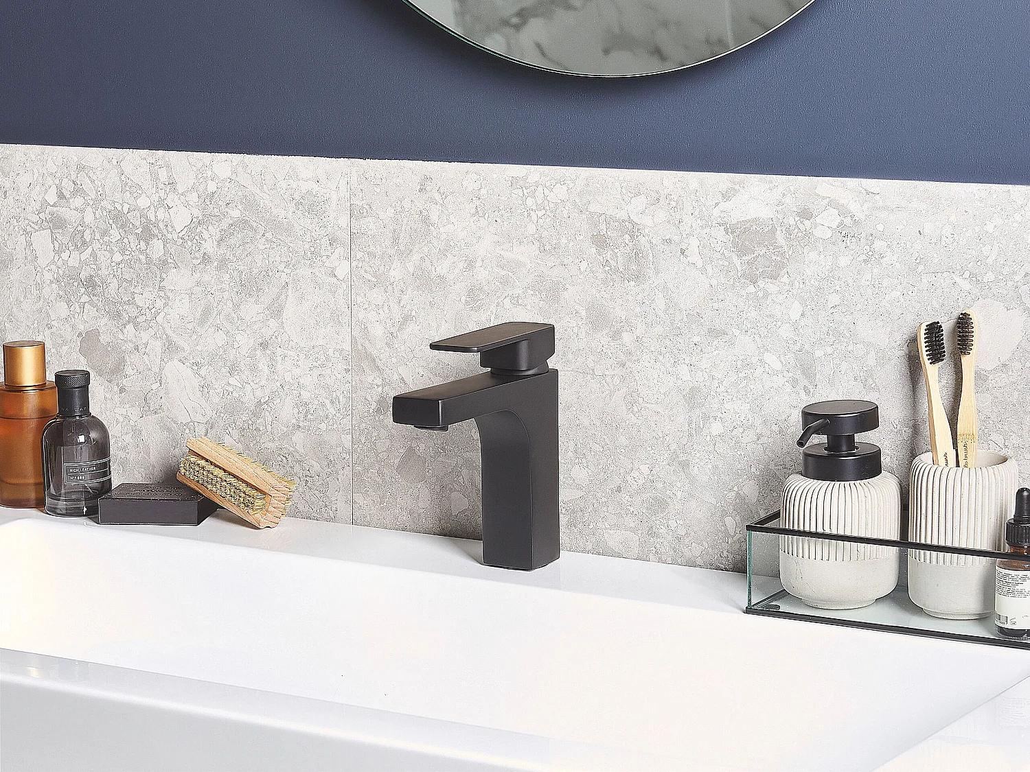 Wastafelkraan IRUPU Zwart