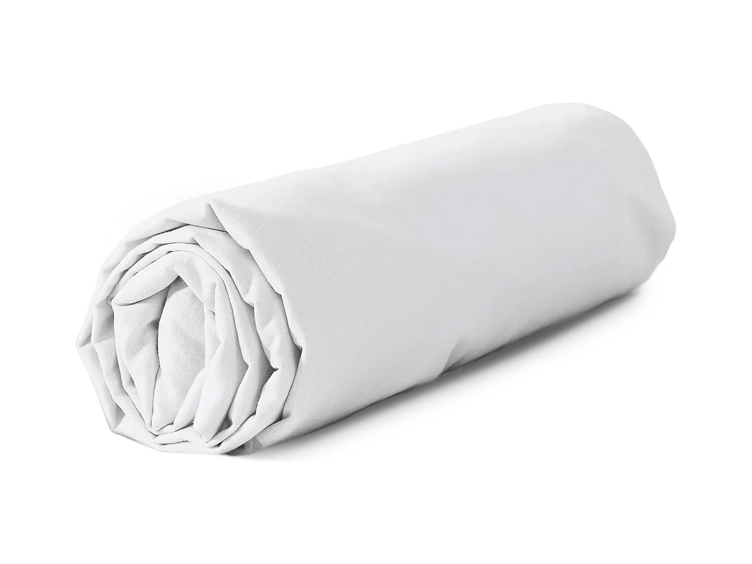 Drap housse 140x190 cm coton lavé LINO blanc