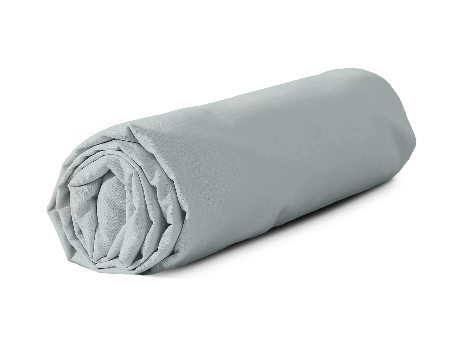 Drap housse 160x200 cm coton lavé LINO gris