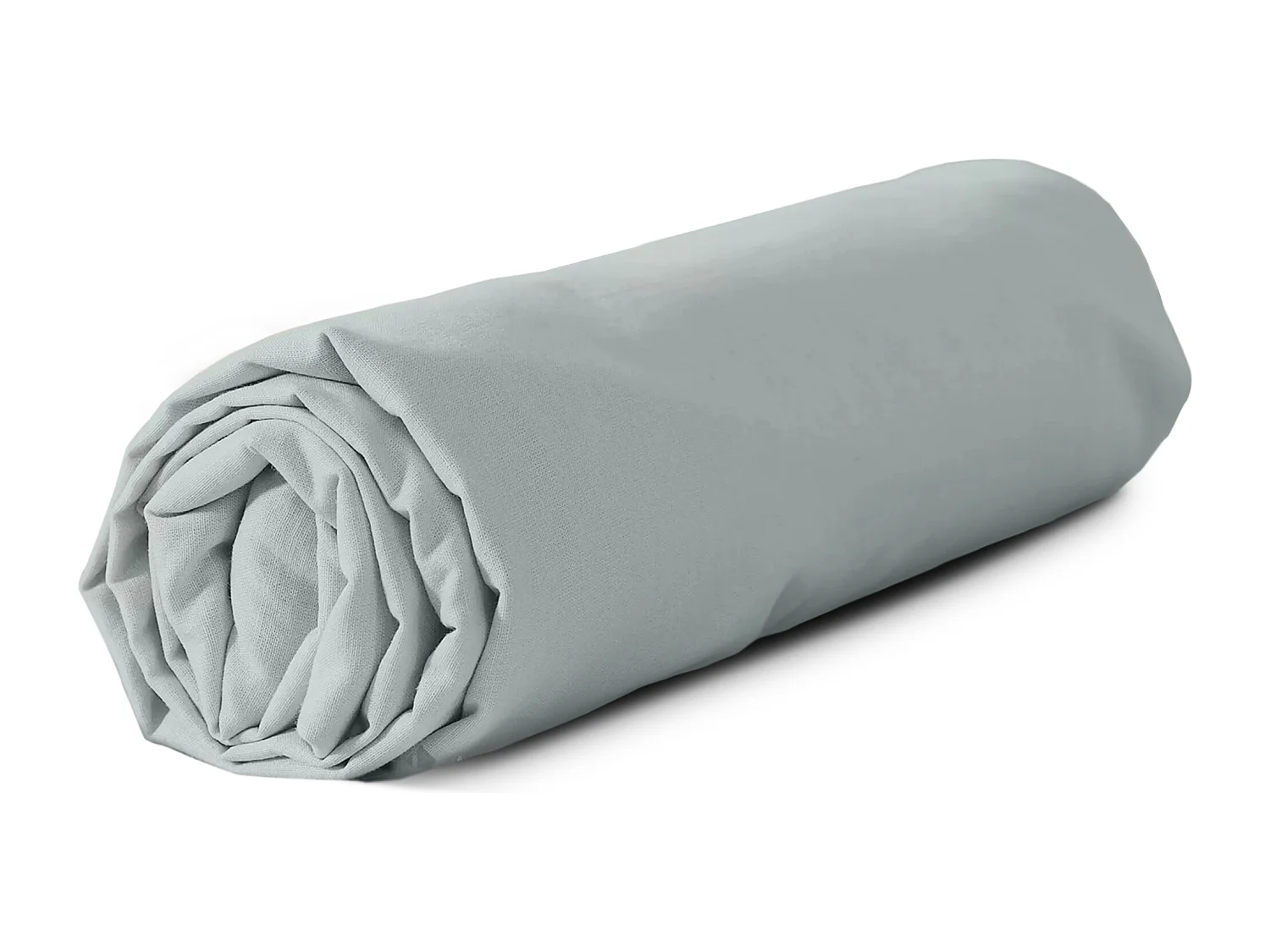 Drap housse 160x200 cm coton lavé LINO gris