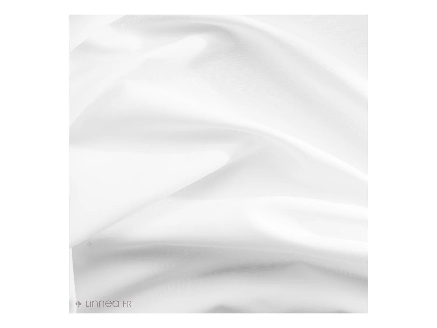 Drap housse 140x200 cm coton issu de l'agriculture biologique SILLA blanc