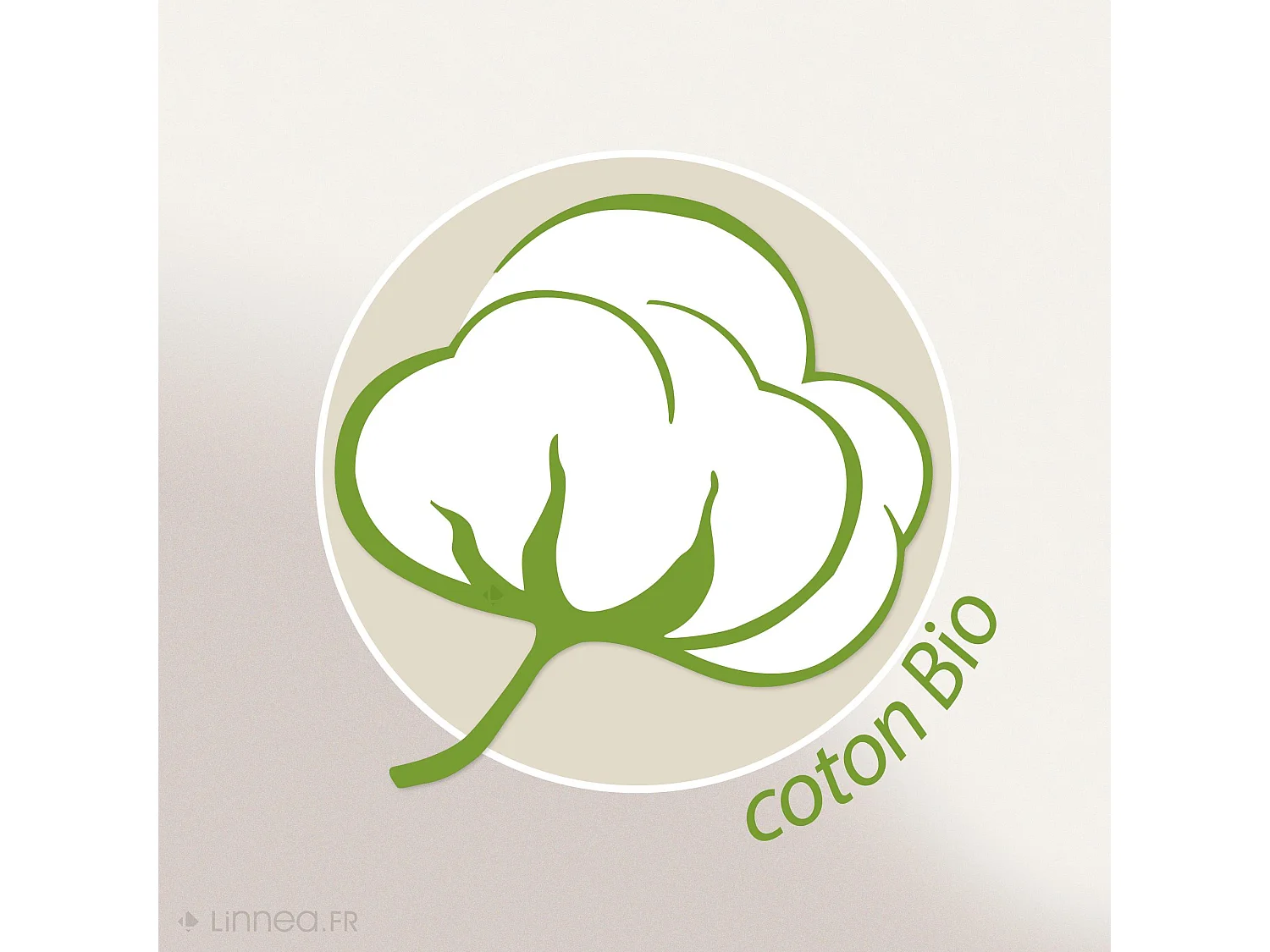 Drap housse 140x200 cm coton issu de l'agriculture biologique SILLA blanc