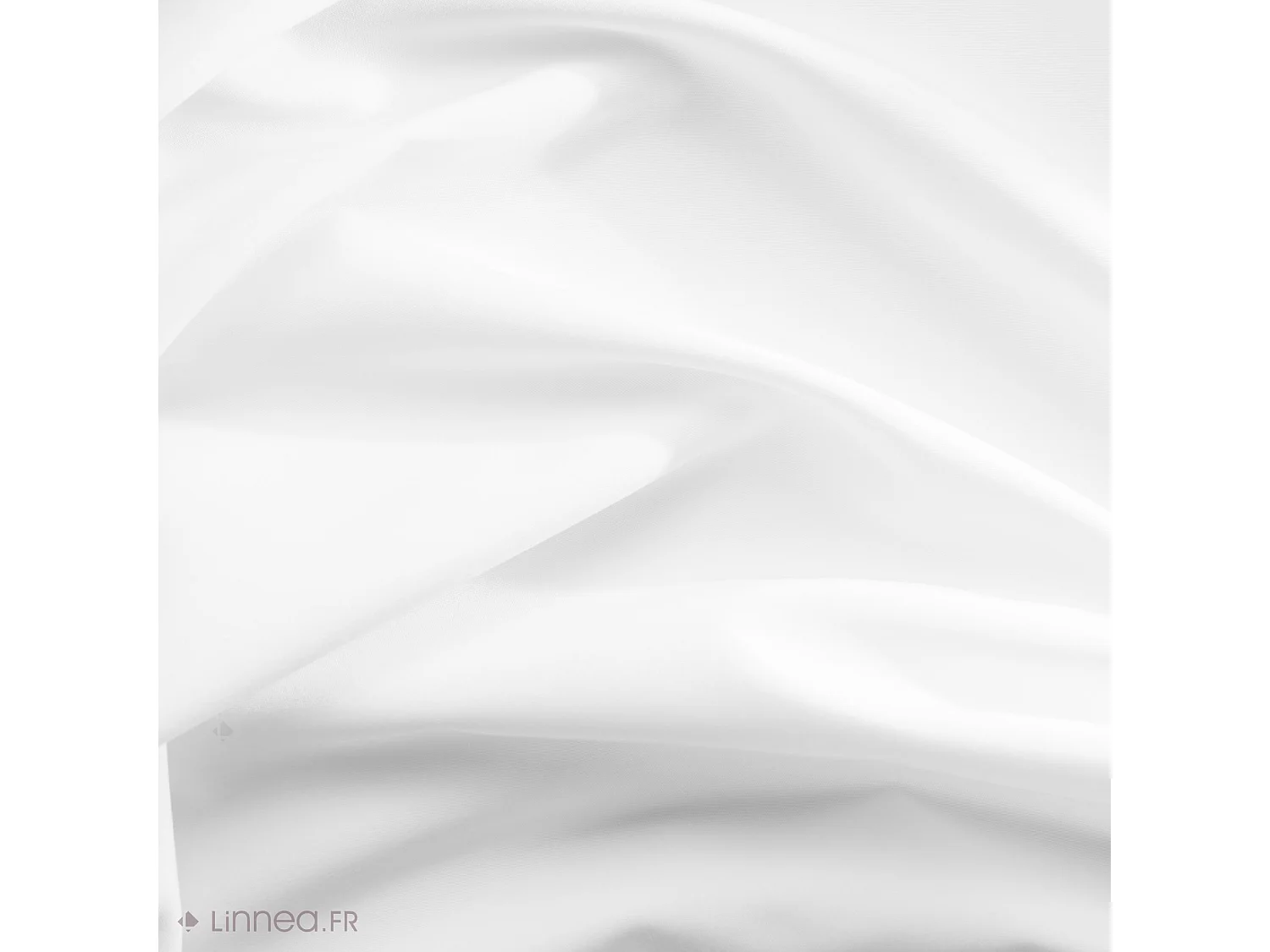 Drap housse 140x200 cm coton issu de l'agriculture biologique SILLA blanc