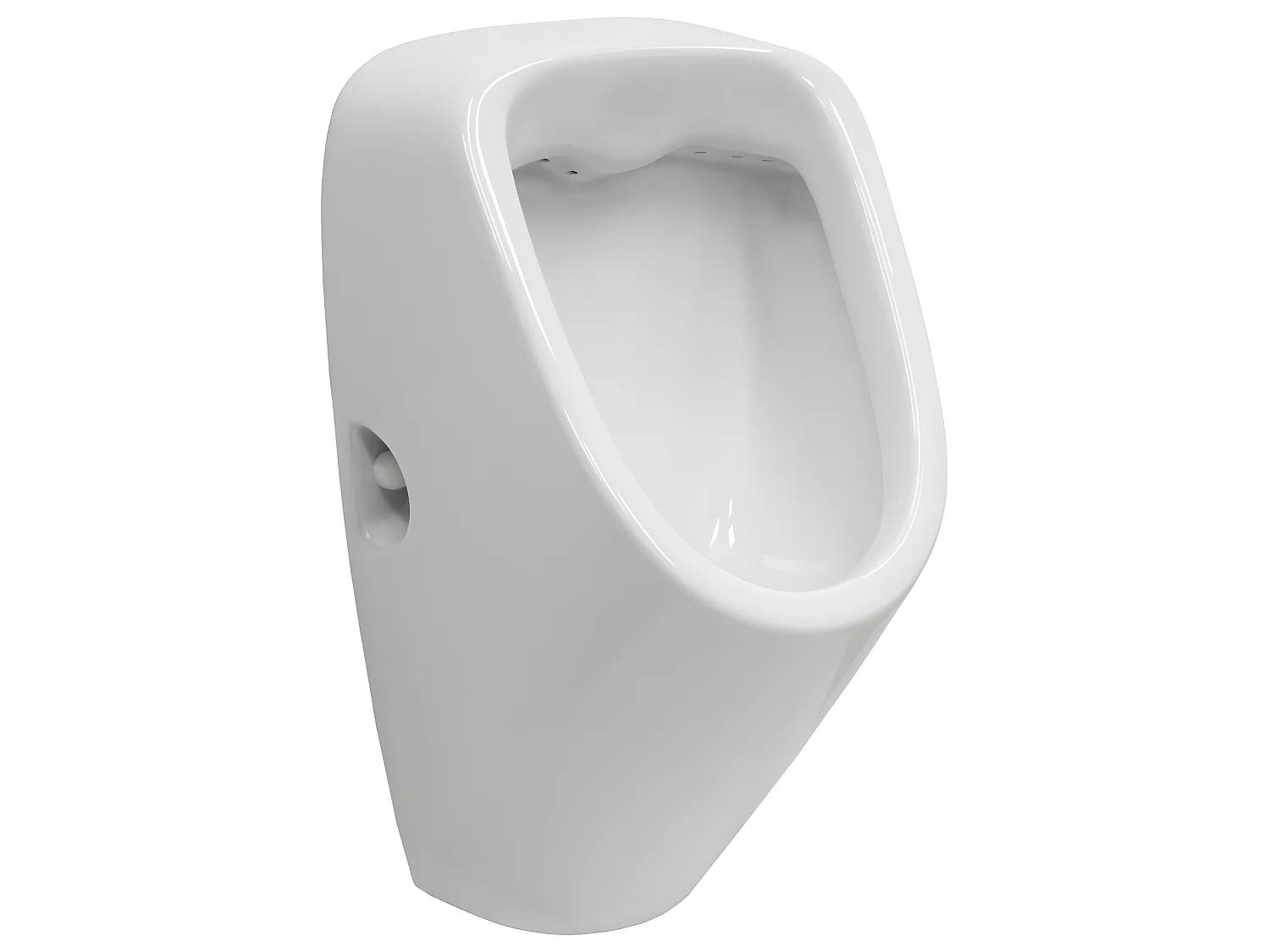 Urinoir wc mural en céramique sans valve de rinçage ECD Germany