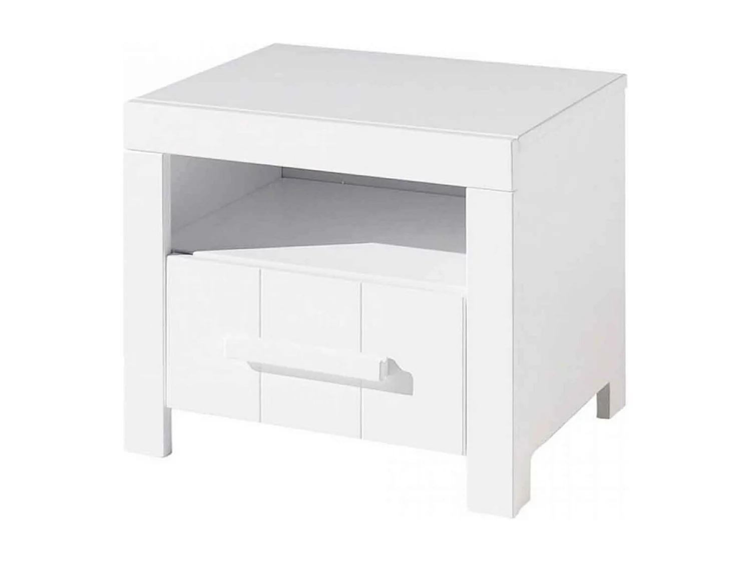 Table de Chevet "Erik" 50cm Blanc