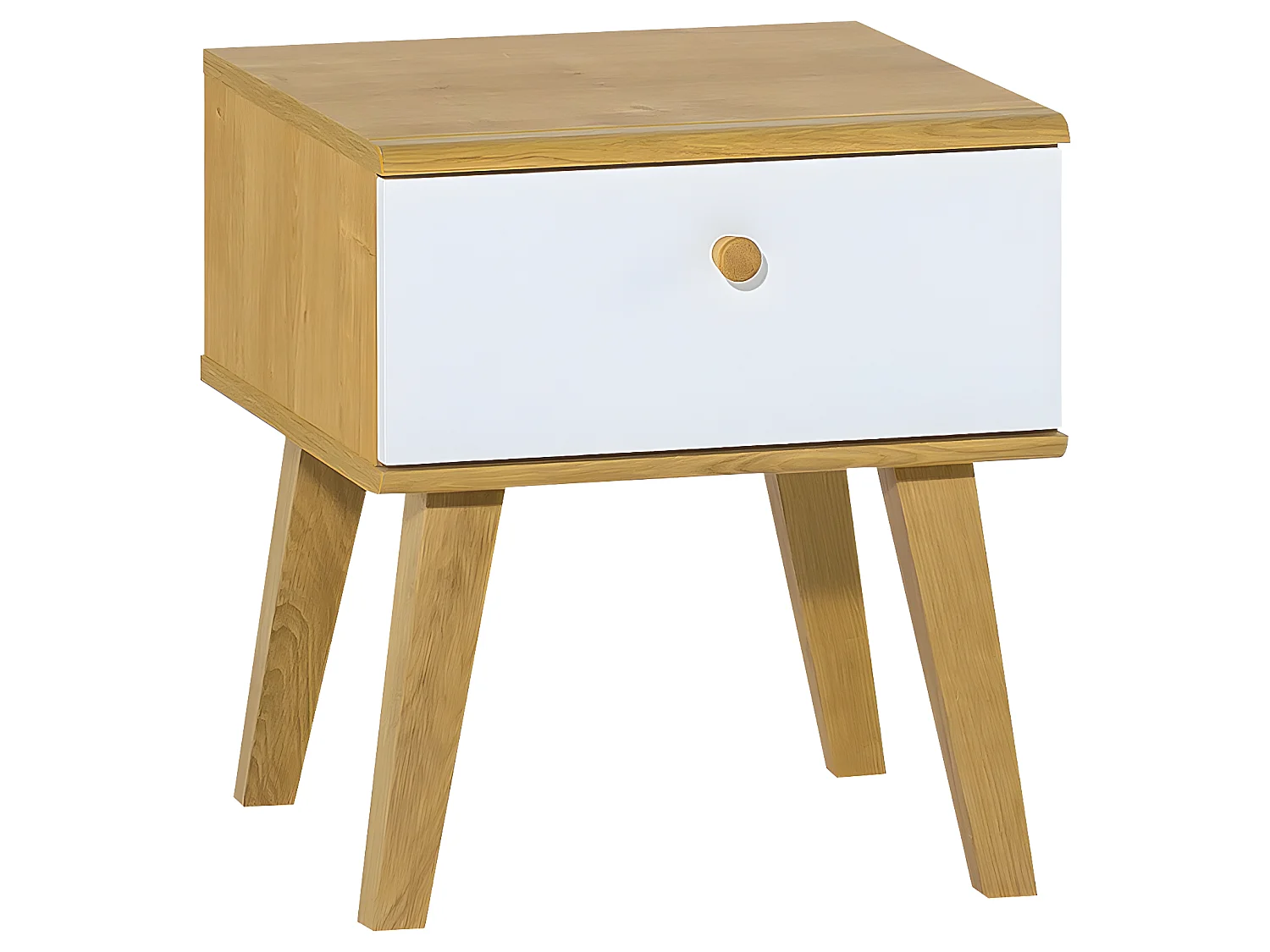 Table de chevet Nature Blanc