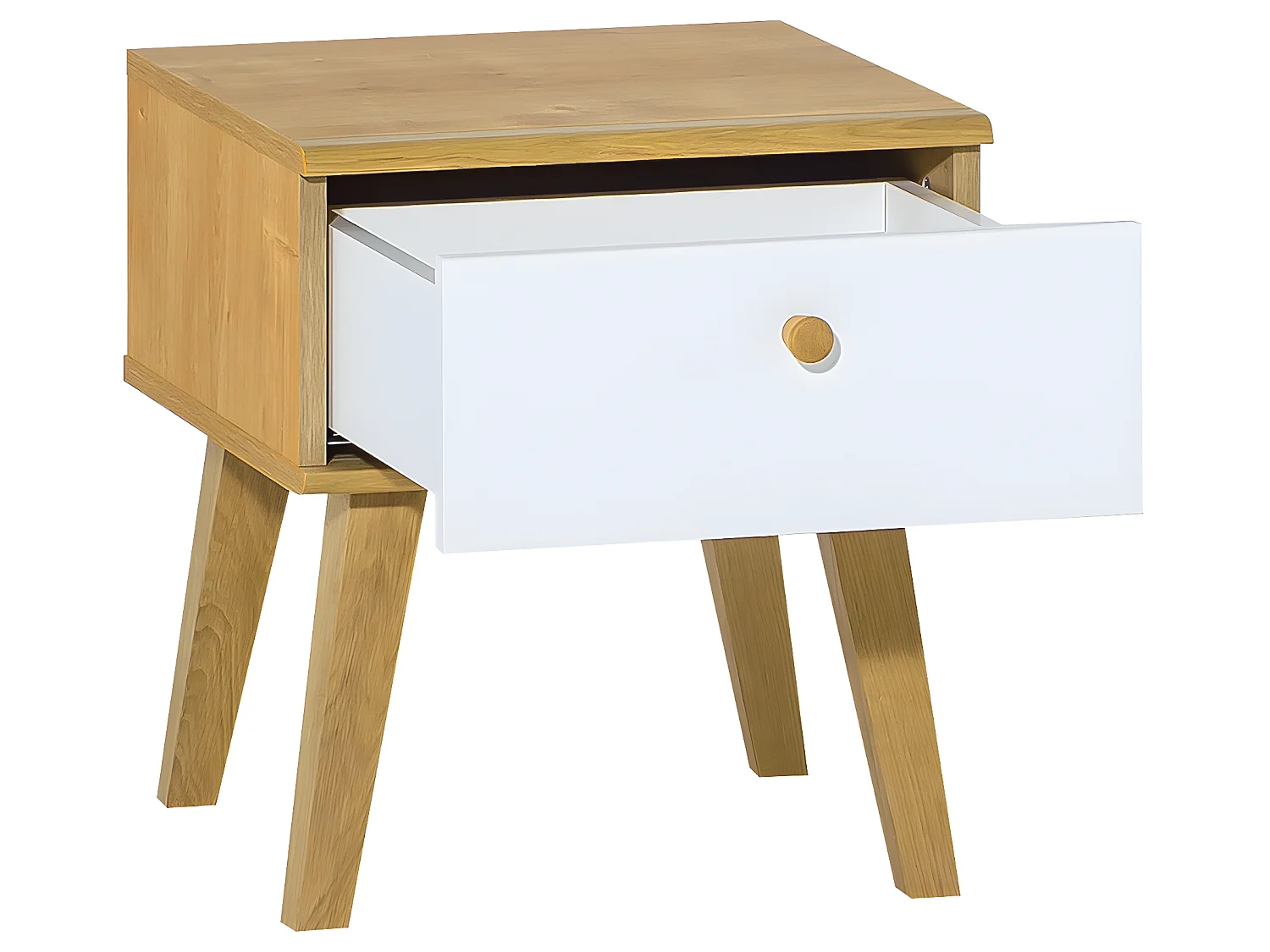 Table de chevet Nature Blanc