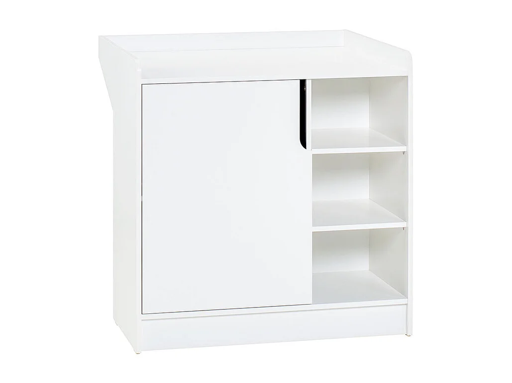 Commode à langer et armoire 1 porte Maxim Blanc