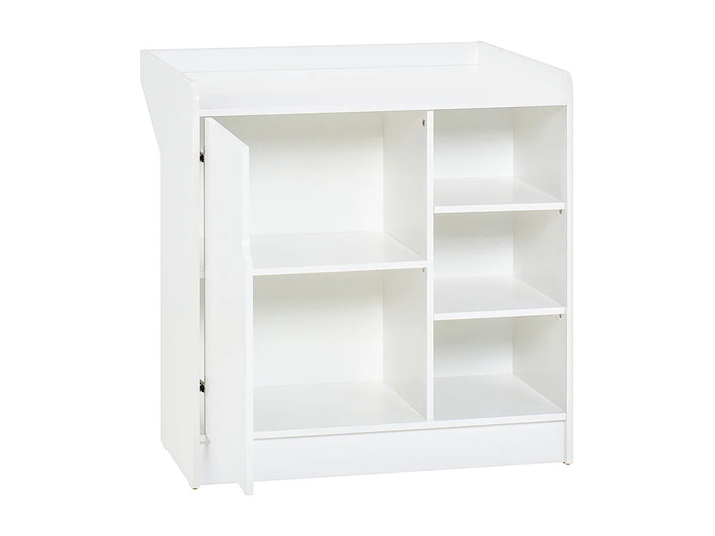 Commode à langer et armoire 1 porte Maxim Blanc