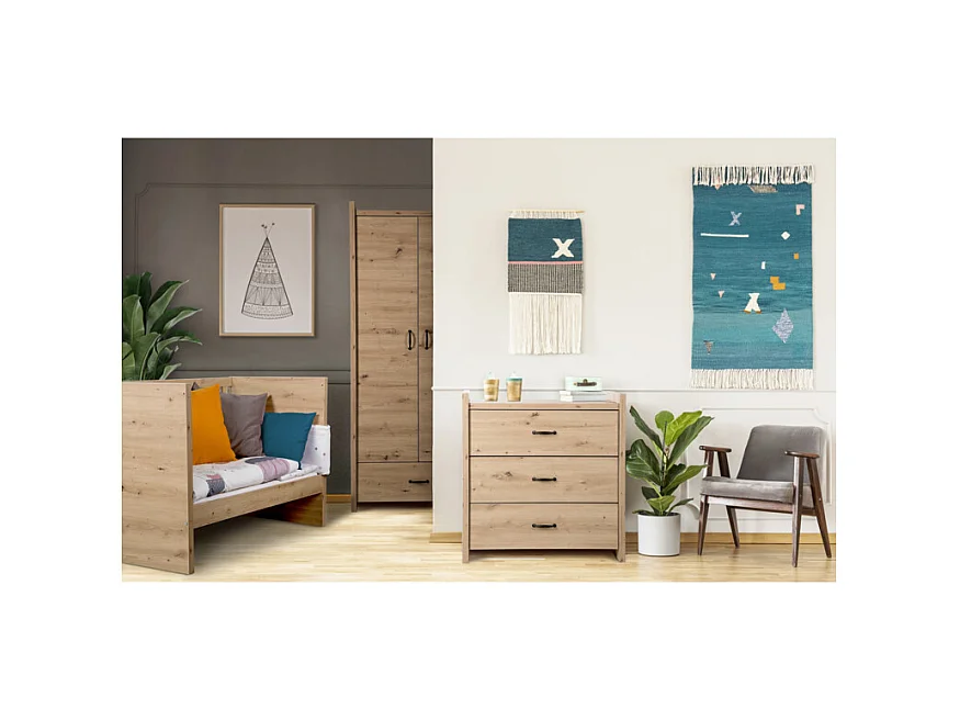 Commode LittleSky by Klups Amelia Oak Chêne