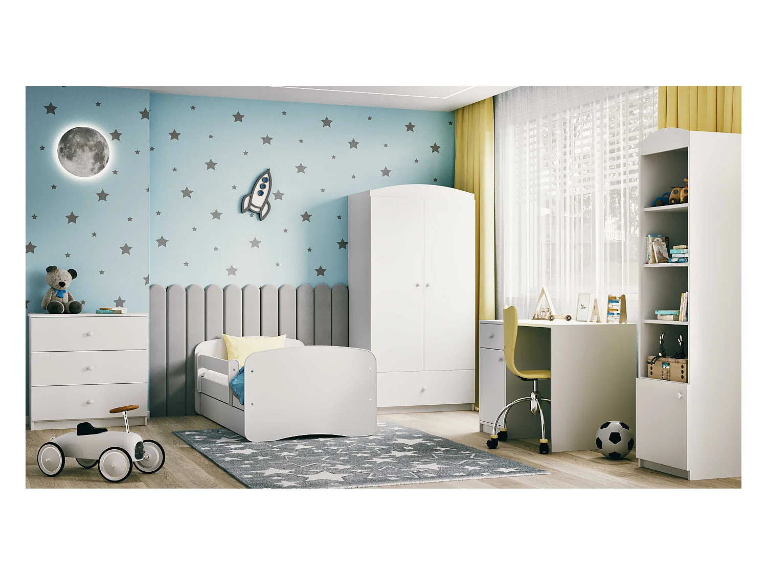 Kocot Kids Babydream Commode met 3 laden - Wit