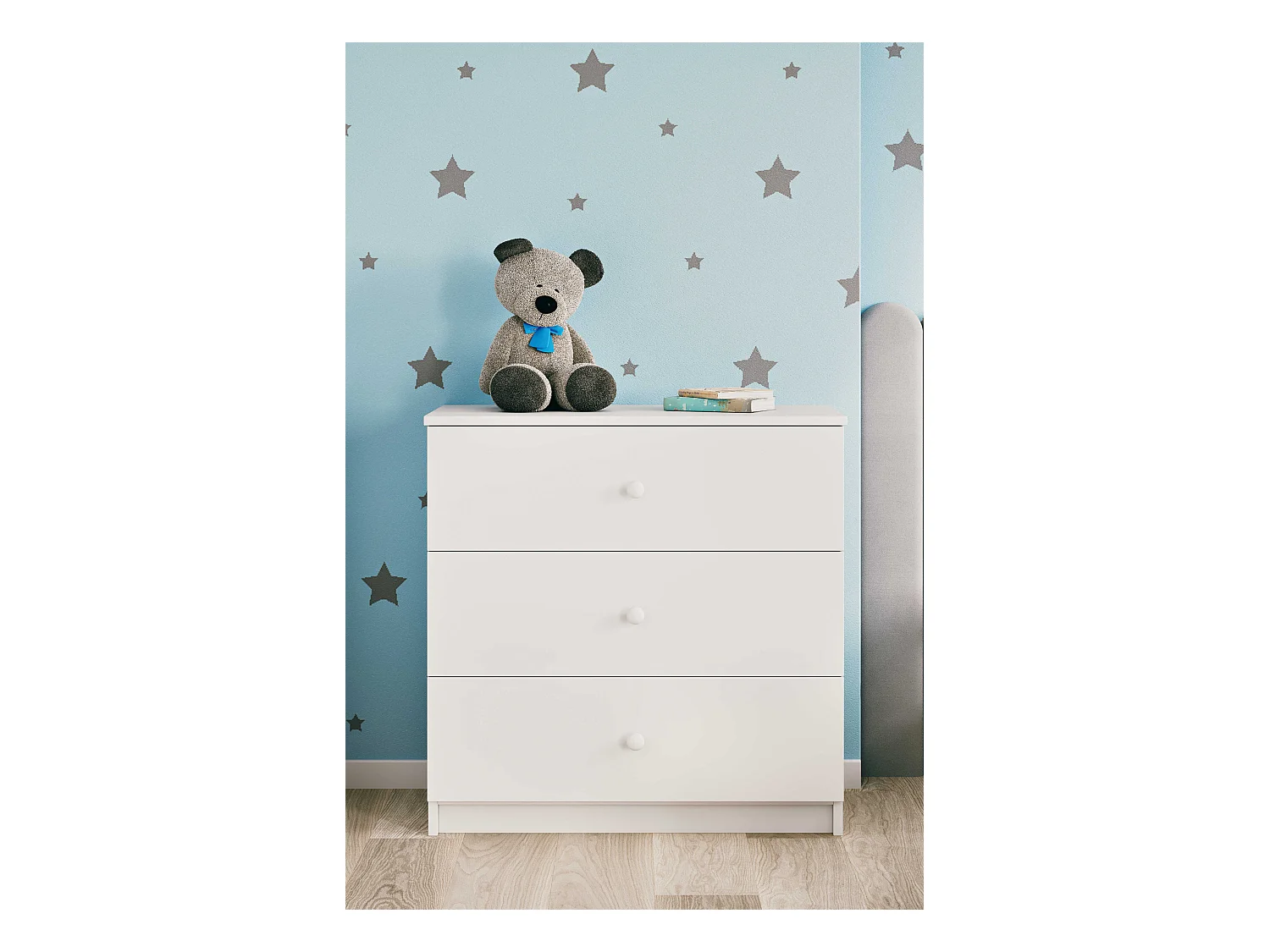 Kocot Kids Babydream Commode met 3 laden - Wit