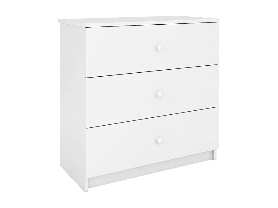 Commode 3 tiroirs Babydream - Blanc