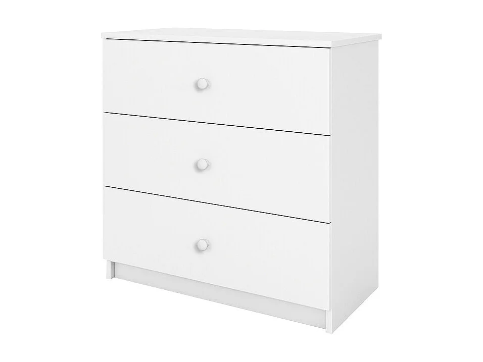 Commode 3 tiroirs Babydream - Blanc