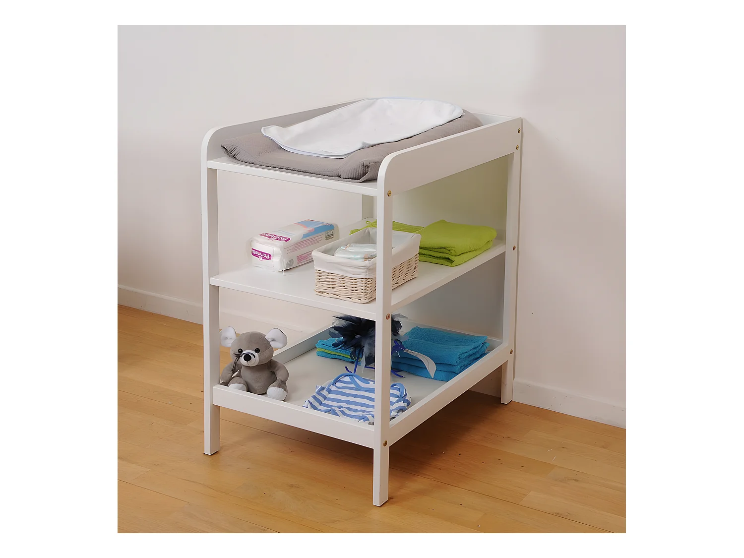 Meuble à langer LUDO / Blanc