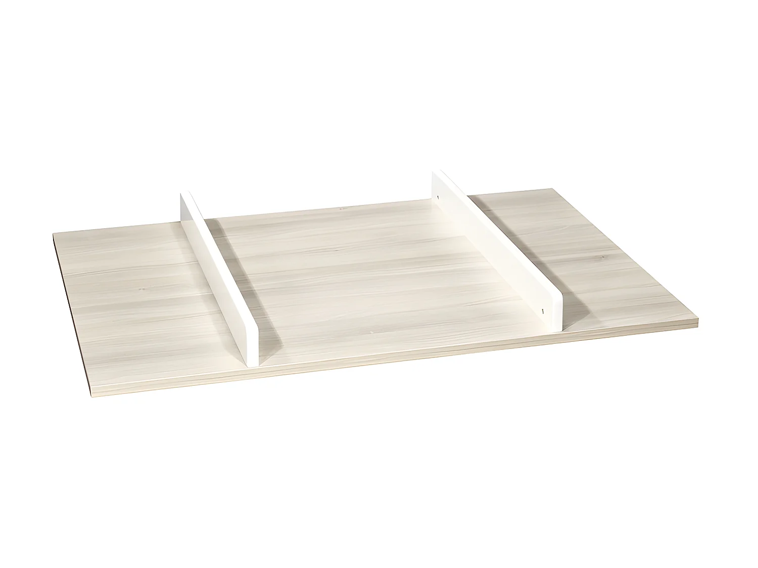 Plan à langer pour grande commode Serena Blanc et bois