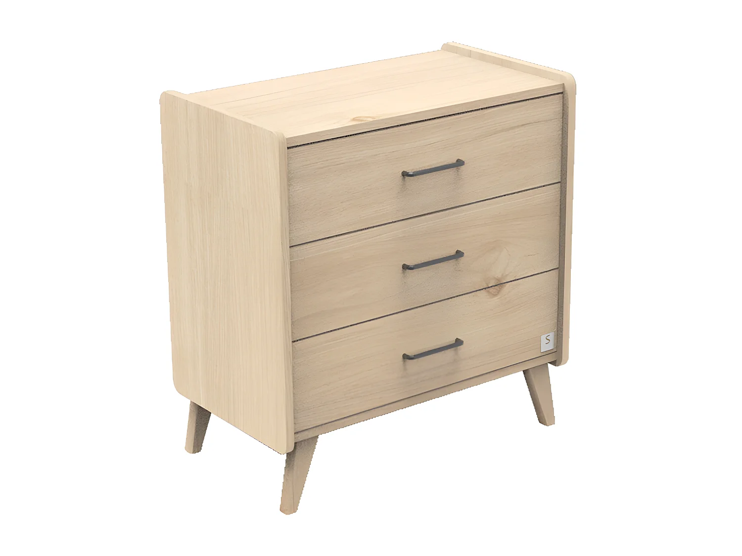 Commode 3 tiroirs Arty Bois