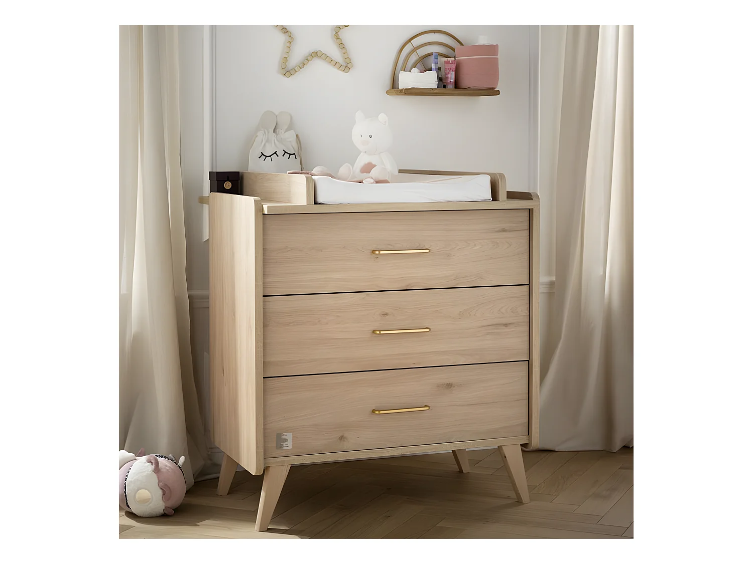 Commode 3 tiroirs Arty Bois