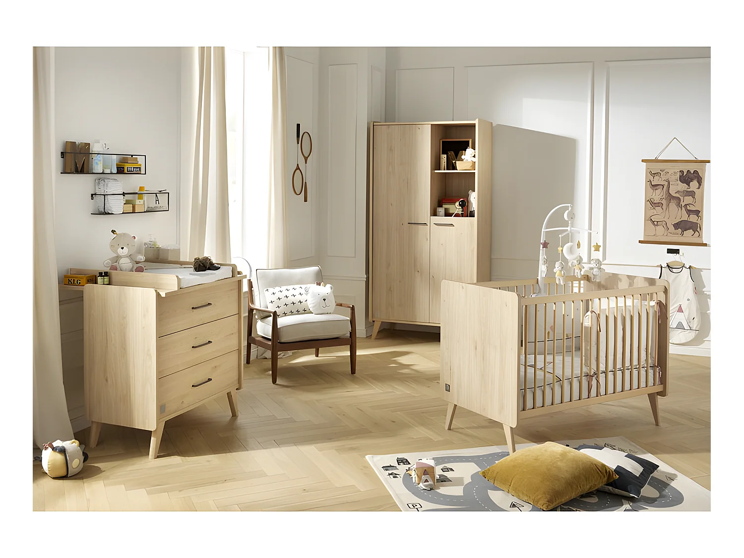 Commode 3 tiroirs Arty Bois