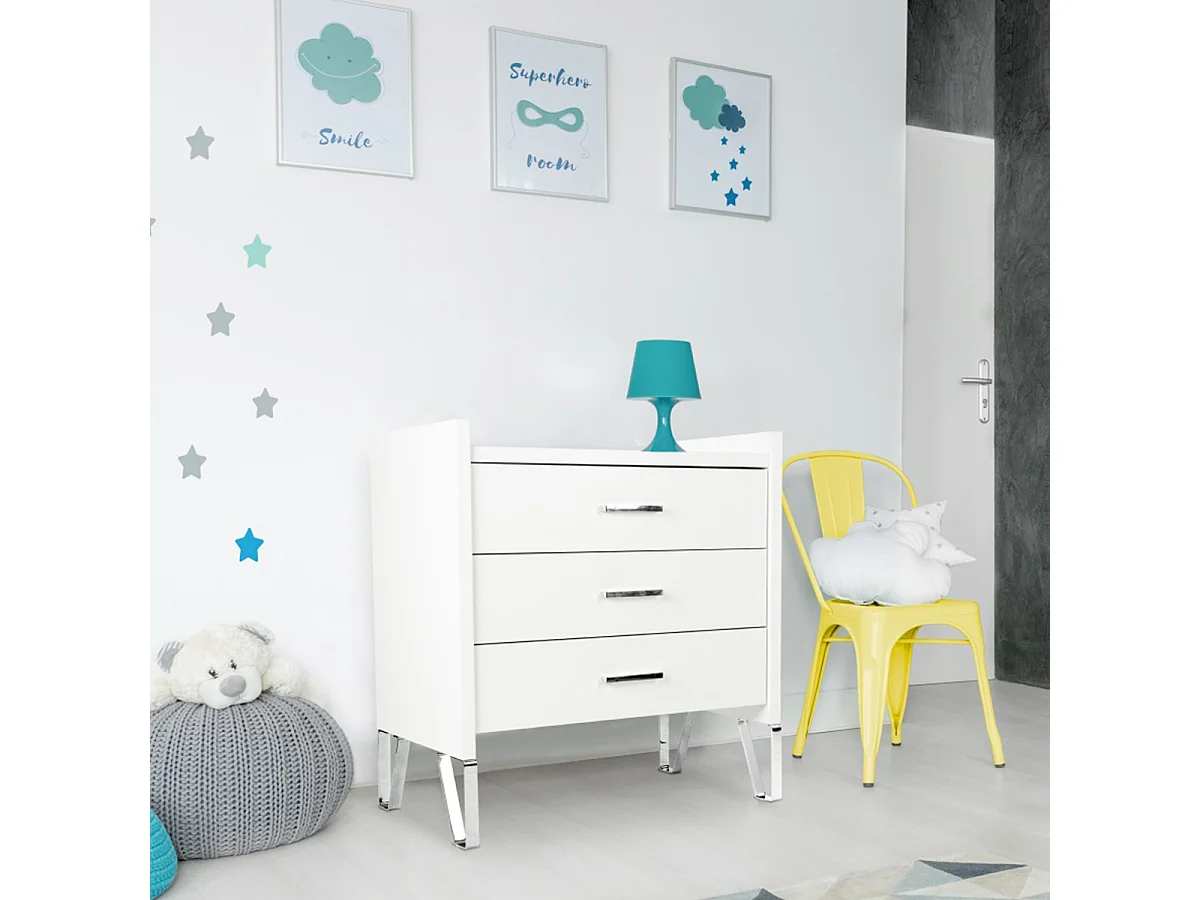 Komoda dla dzieci BLANKA 80 biała
