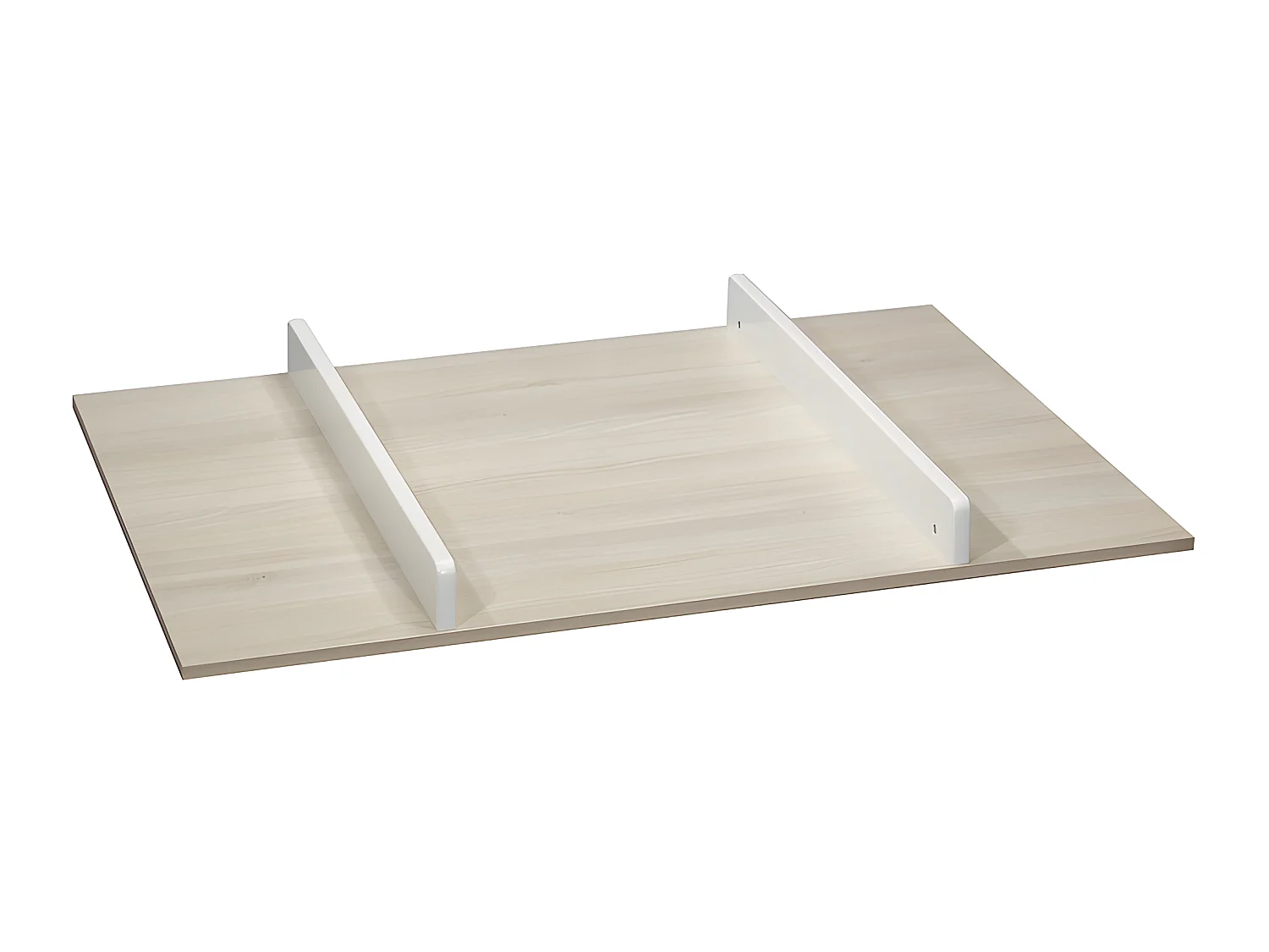 Plan à langer pour grande commode Happy Blanc et bois