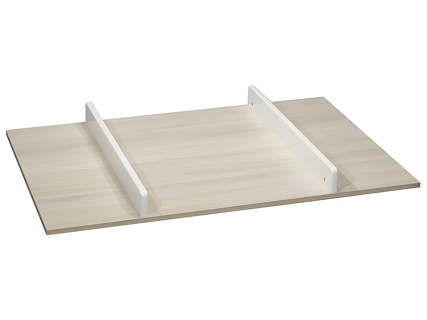 Plan à langer pour grande commode Happy Blanc et bois