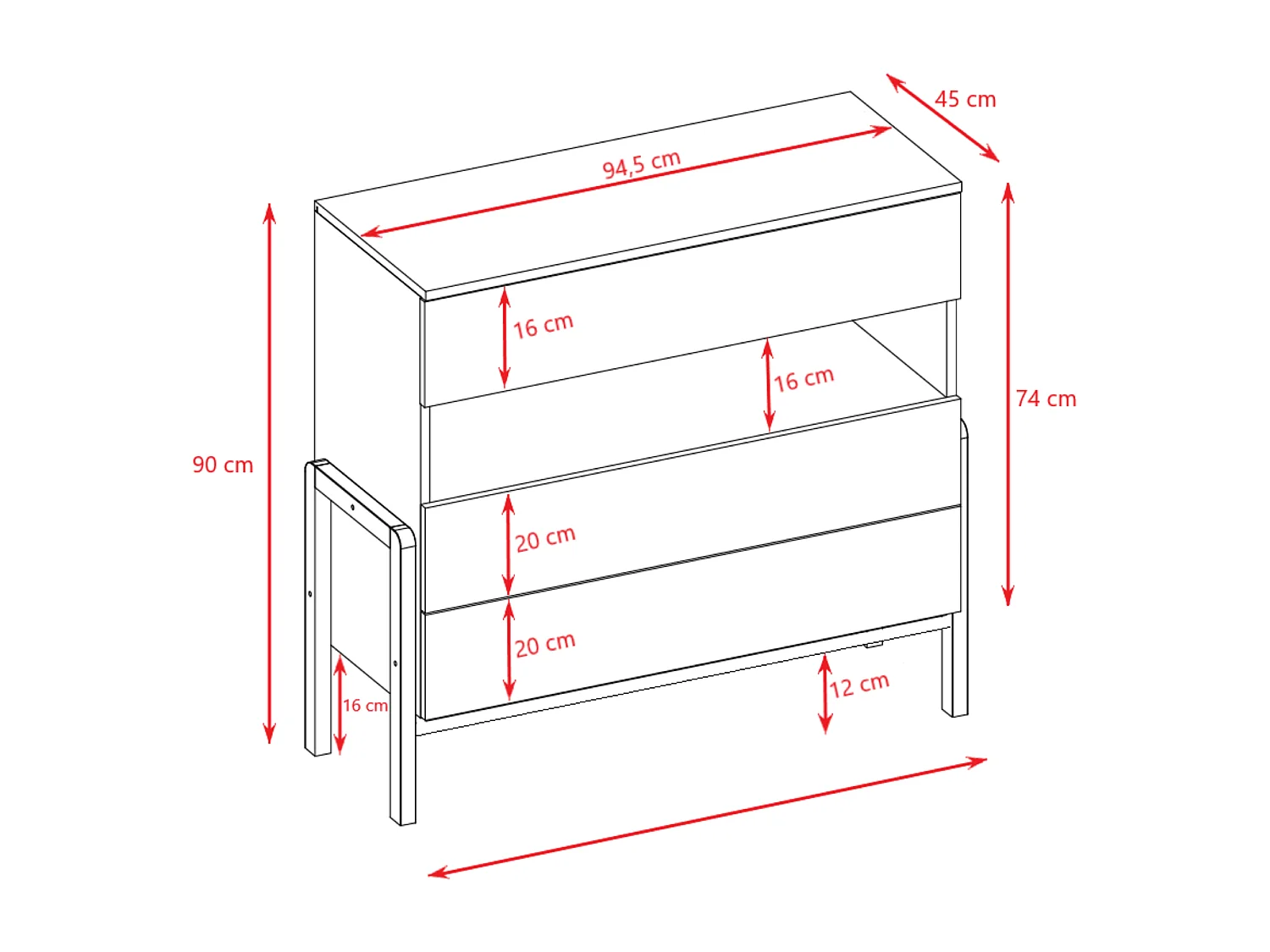 Komoda dziecięca Victor