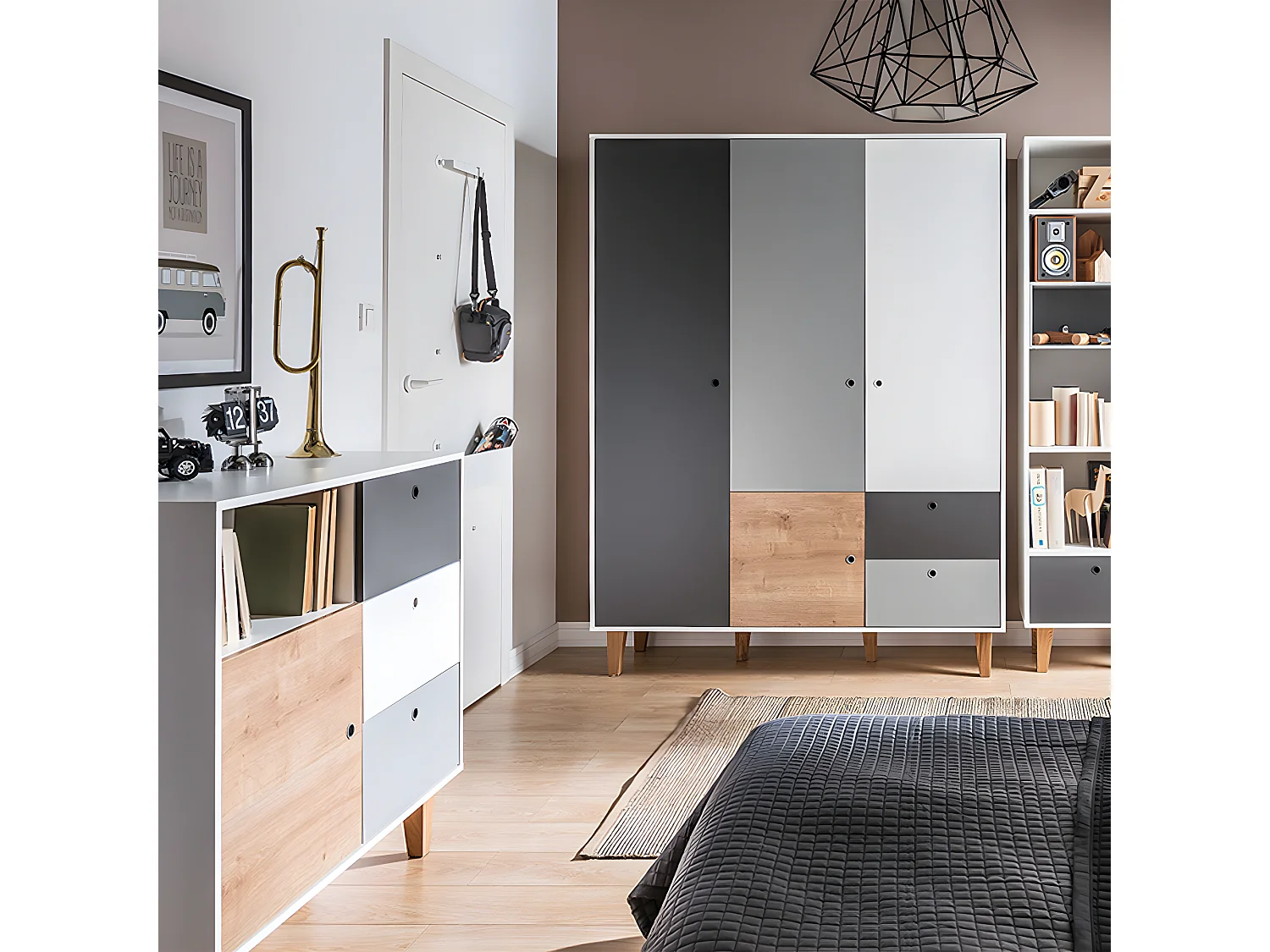 Commode à langer Concept Bois