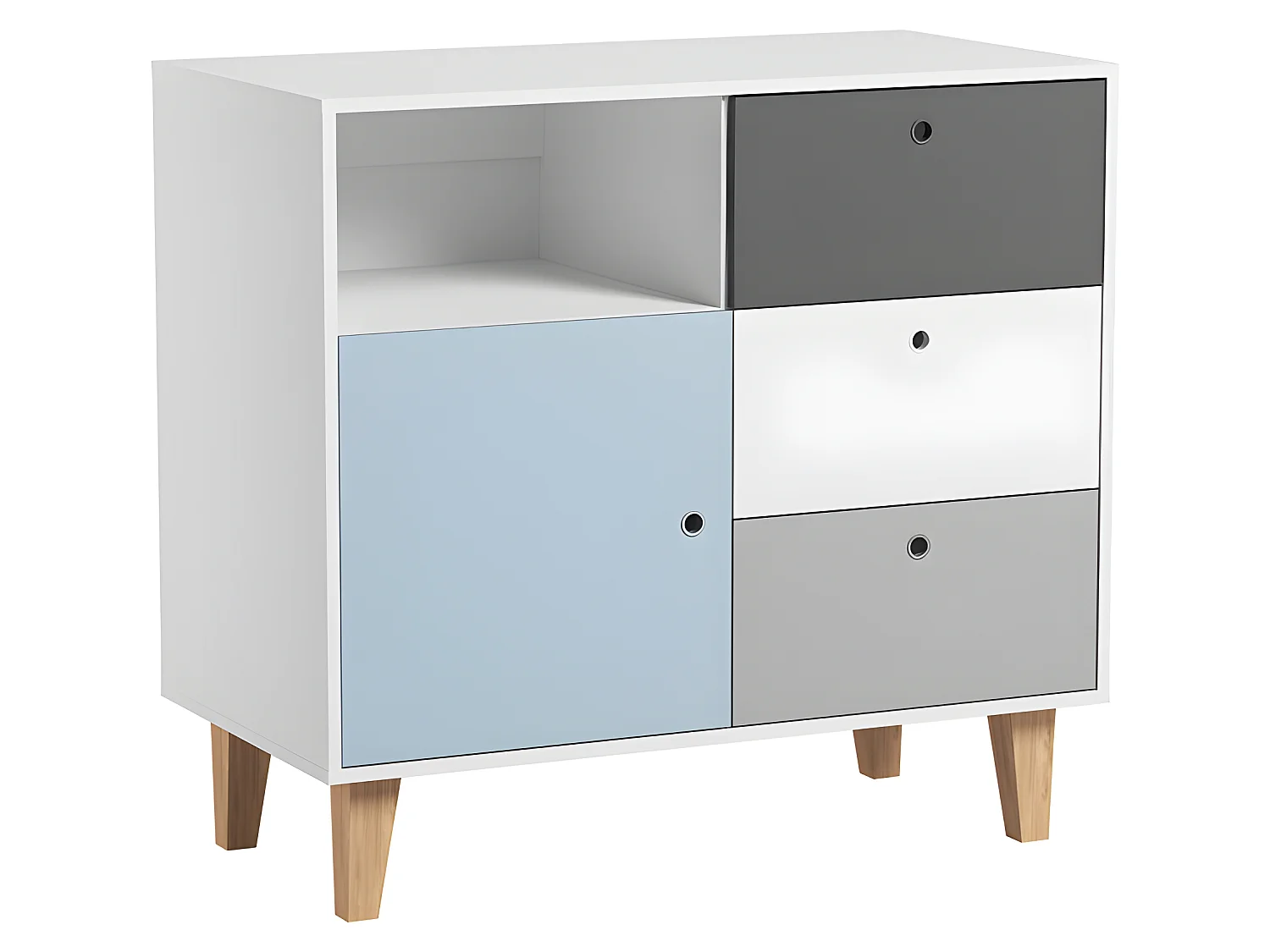 Commode à langer Concept Bleu