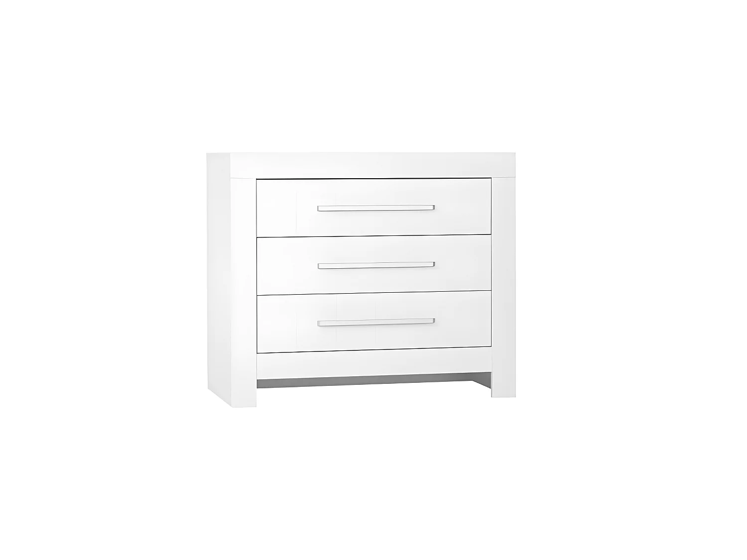 Commode 3 tiroirs Calmo Blanc
