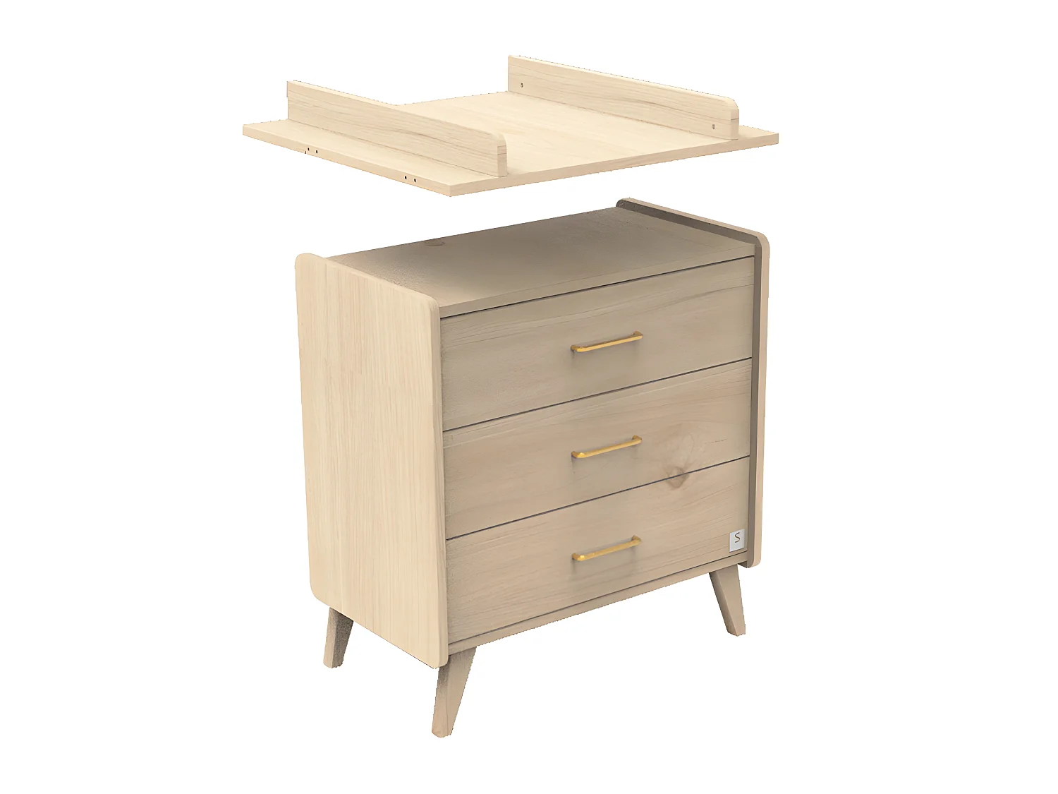 Plan à langer Arty Bois