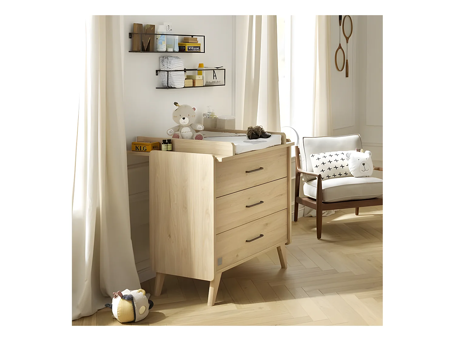 Plan à langer Arty Bois