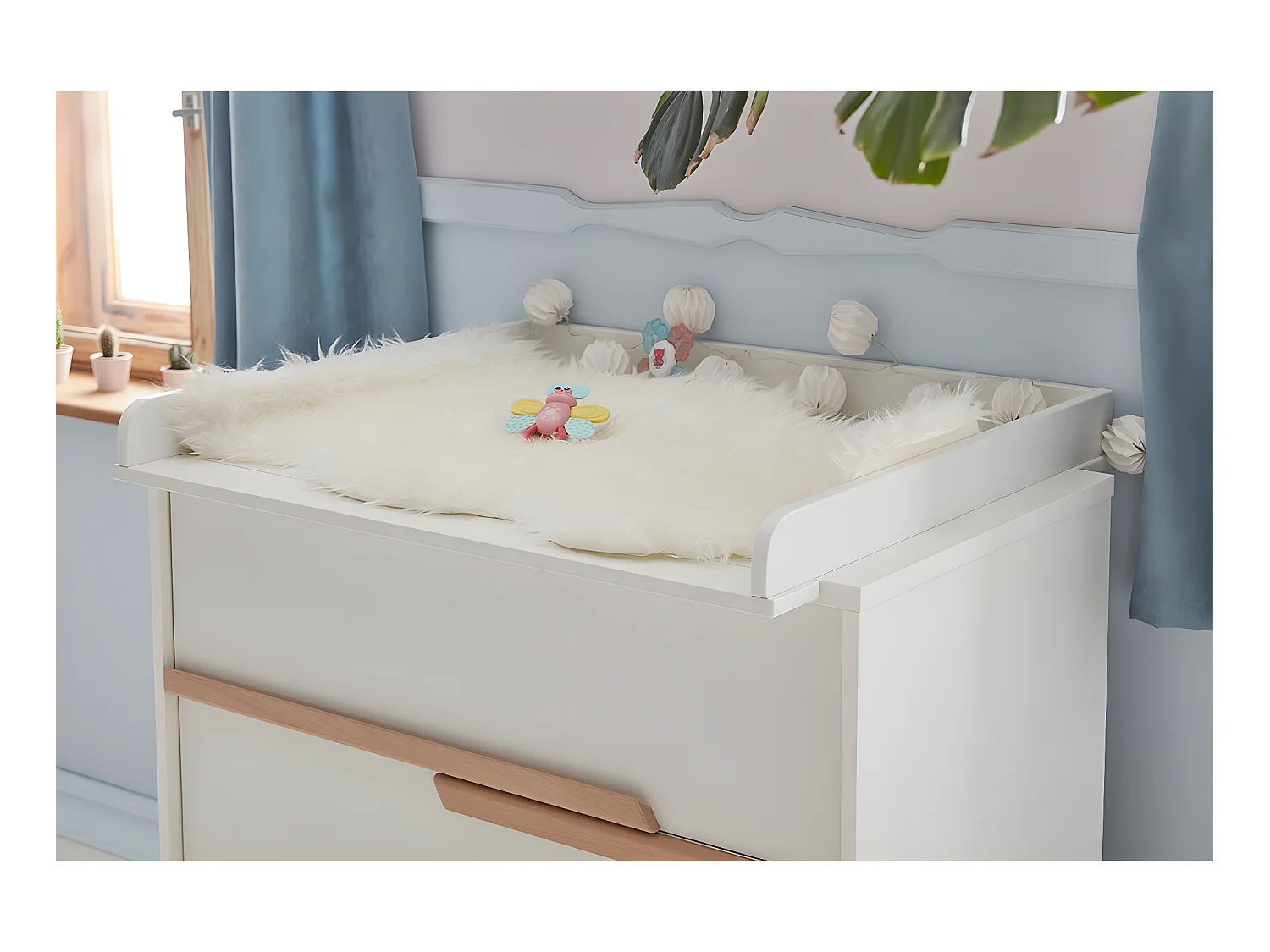 Plan à langer pour commode à langer Snap et Calmo Blanc