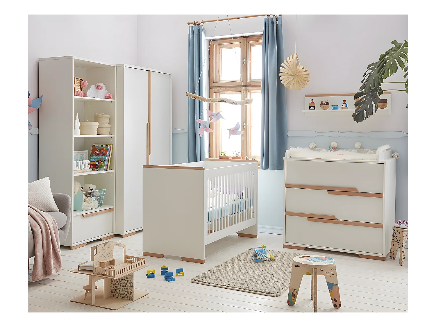 Plan à langer pour commode à langer Snap et Calmo Blanc