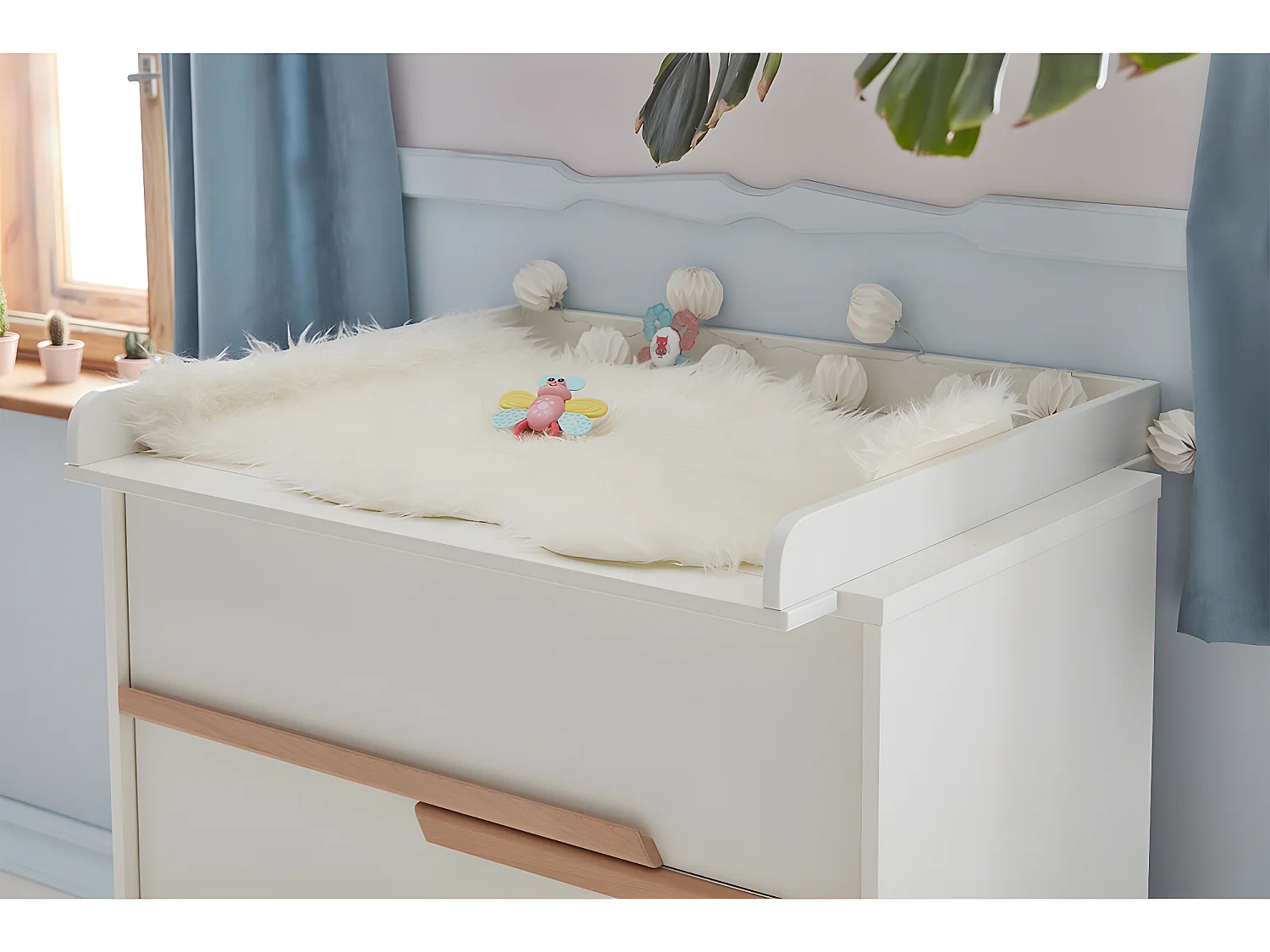 Plan à langer pour commode à langer Snap et Calmo Blanc