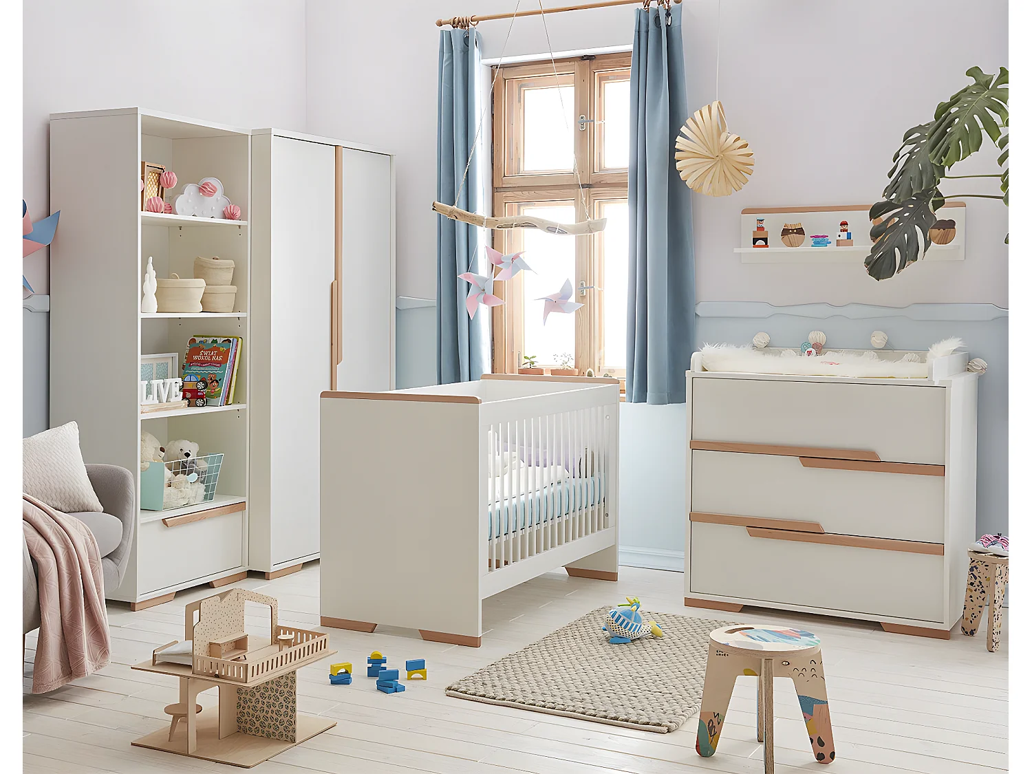 Plan à langer pour commode à langer Snap et Calmo Blanc